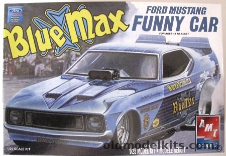 AMT 1/25 Blue Max Ford Mustang Funny Car, 21726P plastic model kit